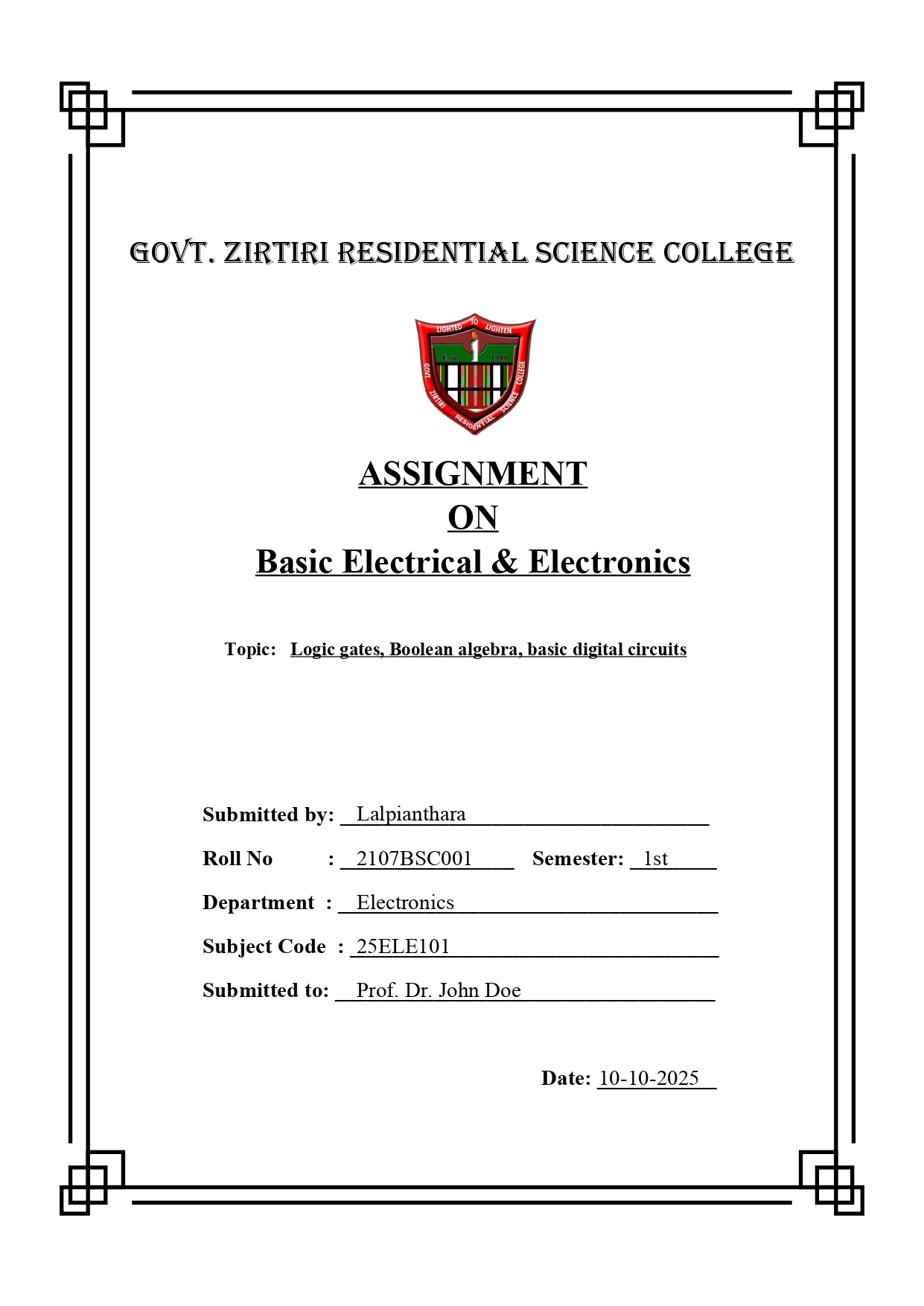 Cover Page for Business Proposals